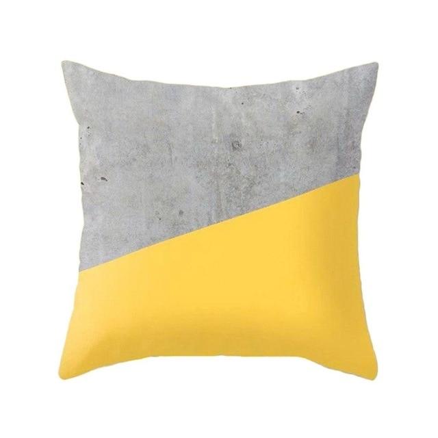 Yellow Geometric Printed Nordic Throw Pillow Covers-6-Dablew11