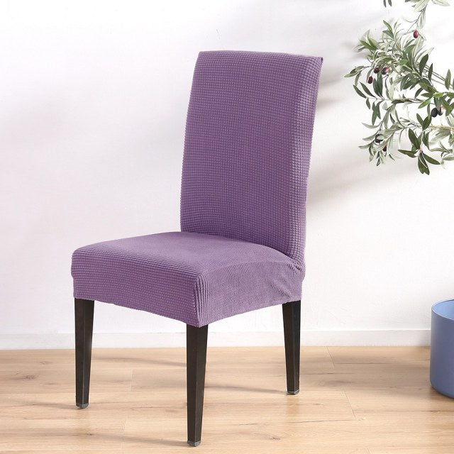 Jacquard Spandex Waterproof Dining Chair Covers Protector