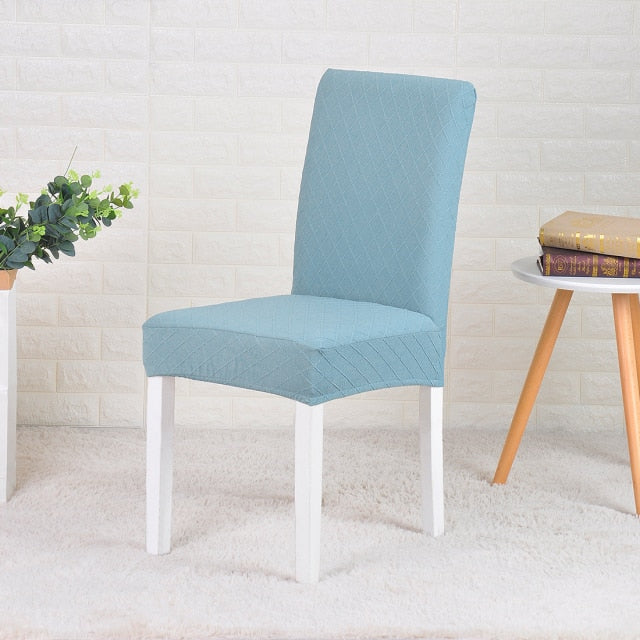 Jacquard Dining Chair Slipcovers 2