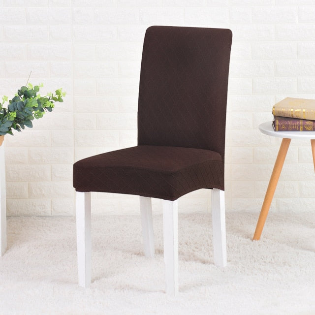 Jacquard Dining Chair Slipcovers 2