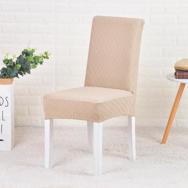 Jacquard Dining Chair Slipcovers 2
