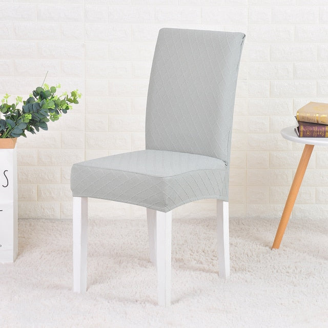 Jacquard Dining Chair Slipcovers 2