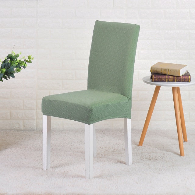 Jacquard Dining Chair Slipcovers 2