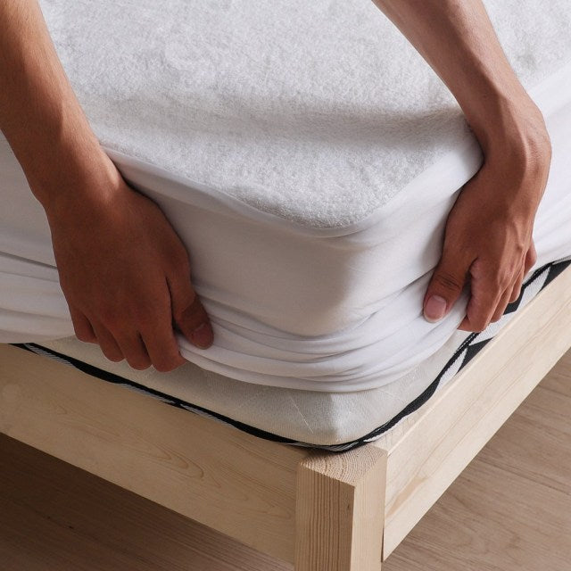 Waterproof Terry Fabric Fitted Mattress Protector