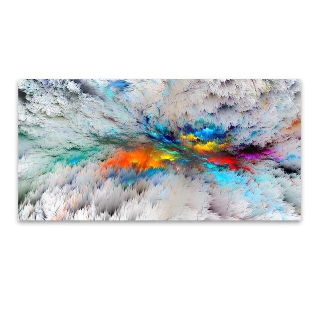 Abstract Cloud Landscape Canvas Print Wall Art - Unframed-A-Dablew11