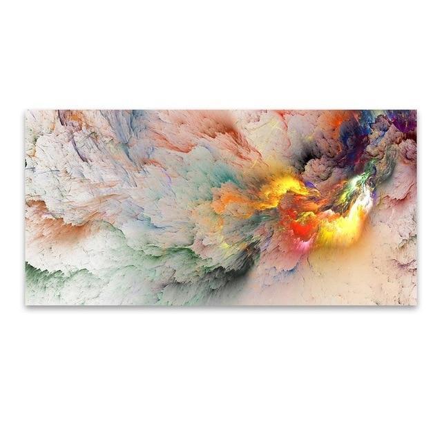 Abstract Cloud Landscape Canvas Print Wall Art - Unframed-B-Dablew11
