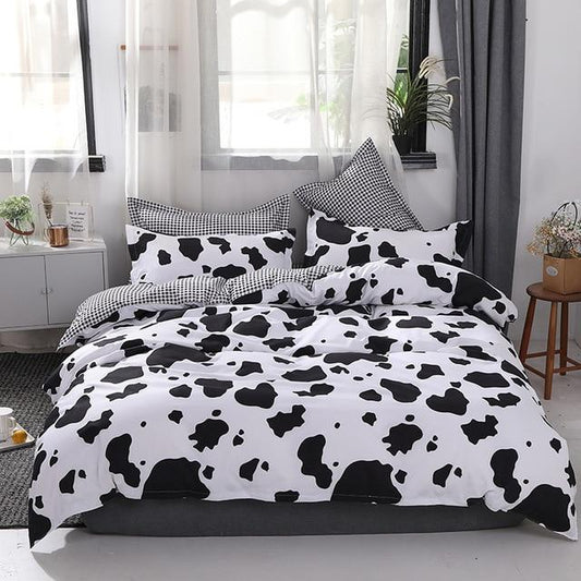 Dalmatian Dog Print Duvet Cover Bedsheet Pillow Cover Set-King Cover 220X240cm-Dablew11
