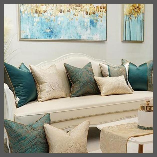 High Quality Sofa Cushion Cover High Precision Jacquard Decorative Luxury Pillow Cases-Dablew11