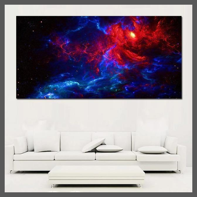 Nebula Galaxy Canvas Wall Art Prints - Unframed-3-Dablew11