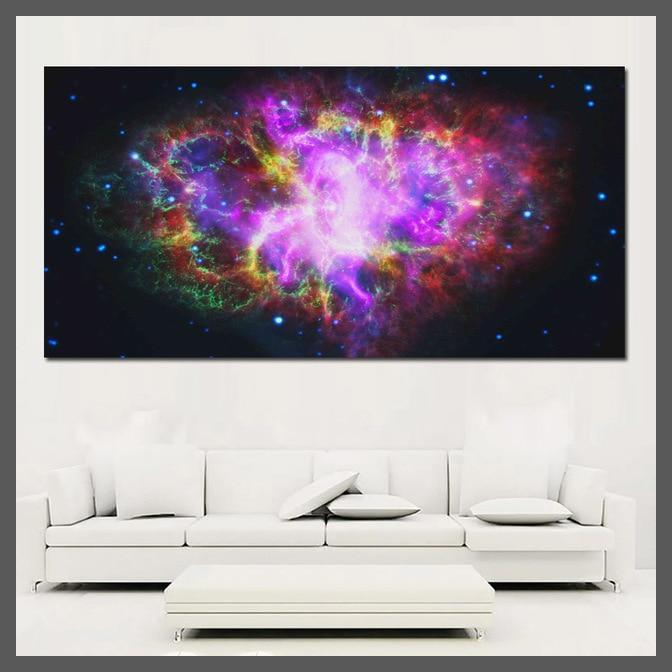 Nebula Galaxy Canvas Wall Art Prints - Unframed-6-Dablew11