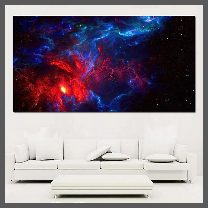 Nebula Galaxy Canvas Wall Art Prints - Unframed-8-Dablew11