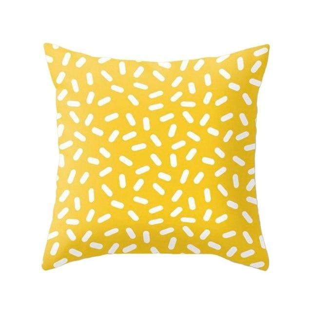 Yellow Geometric Printed Nordic Throw Pillow Covers-12-Dablew11