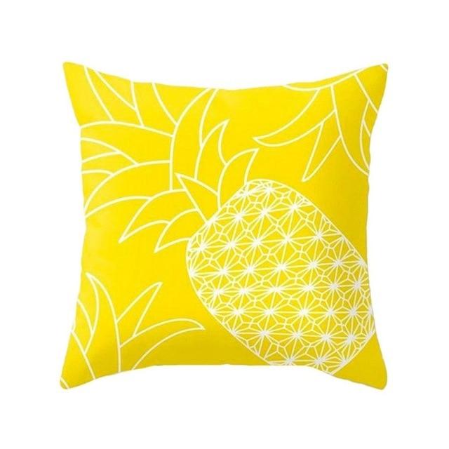 Yellow Geometric Printed Nordic Throw Pillow Covers-2-Dablew11