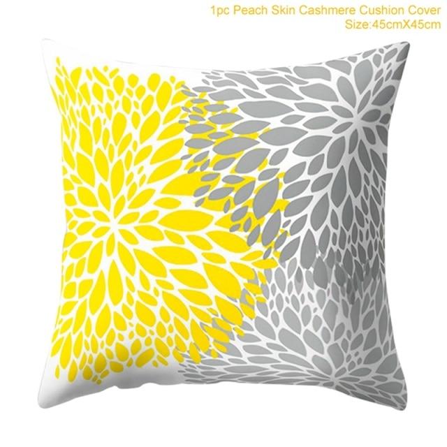 Yellow Geometric Printed Nordic Throw Pillow Covers-23-Dablew11