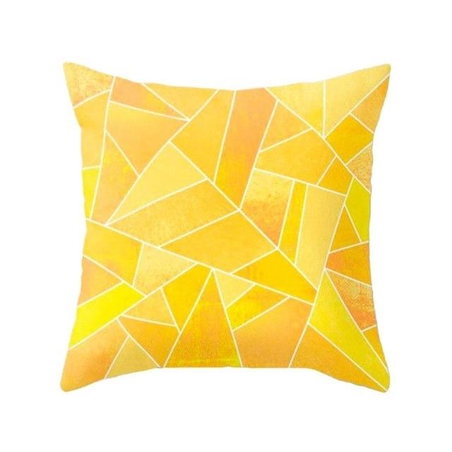 Yellow Geometric Printed Nordic Throw Pillow Covers-4-Dablew11