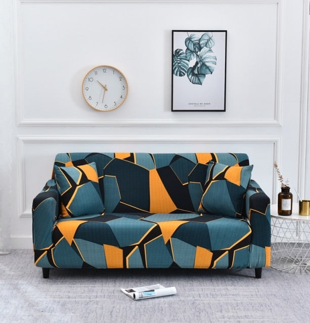 Abstract Design Sofa Cover