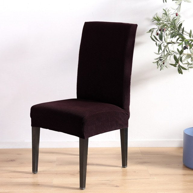Jacquard Spandex Waterproof Dining Chair Covers Protector