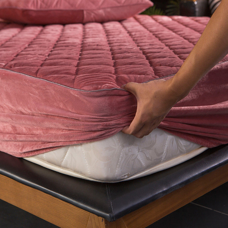 Plush Quilted Protector | Velvet Fitted Mattress Cover