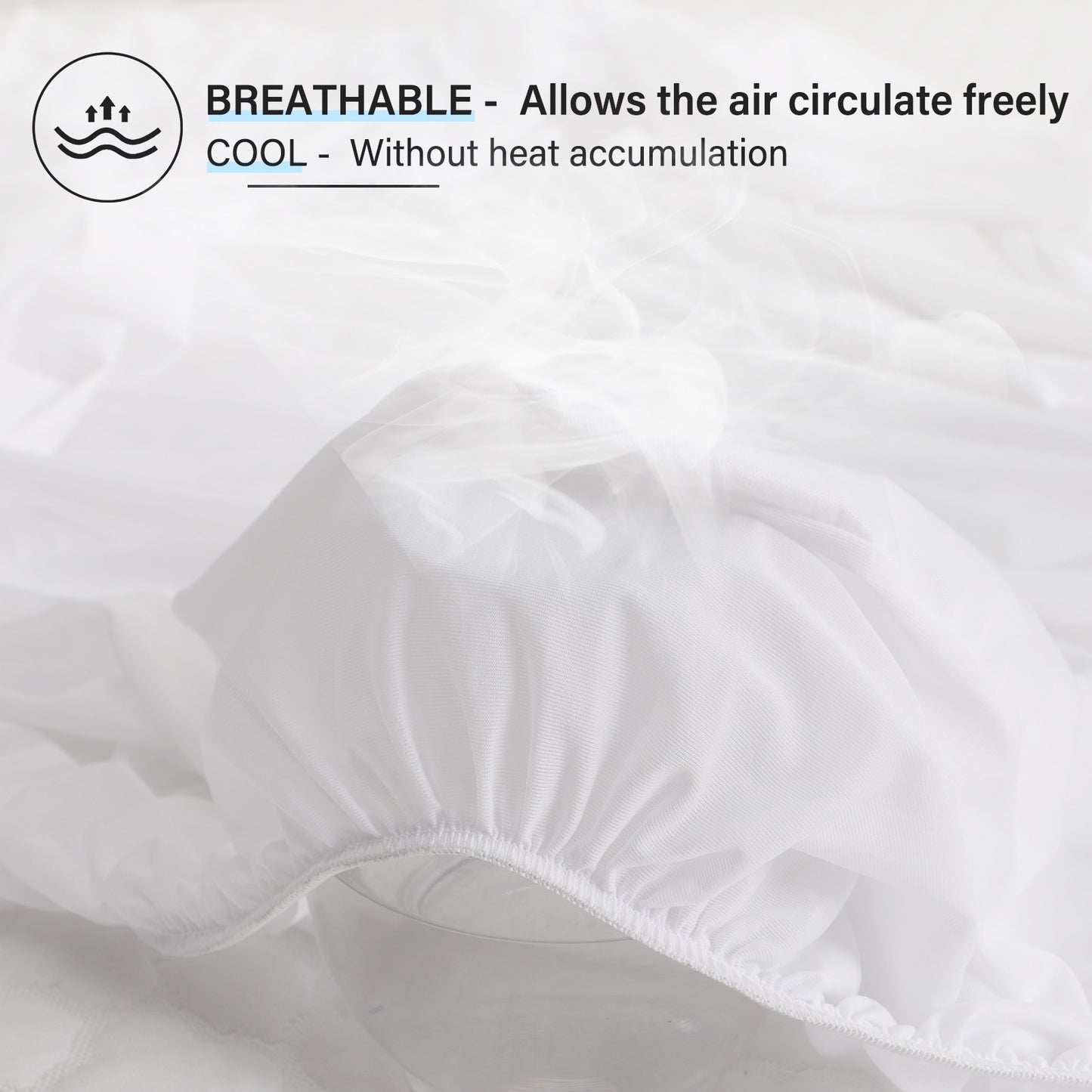 Waterproof Breathable Terry Fitted Mattress Protector