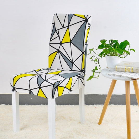 Geometric Style Elastic Chair Seat Covers