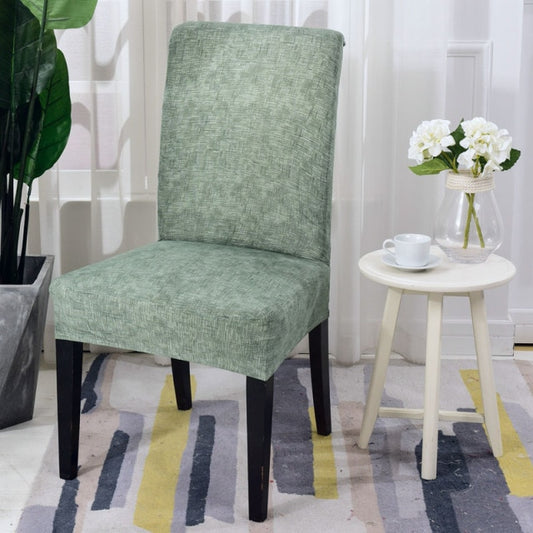 Stretch Dining Chair Cover-Textured Green